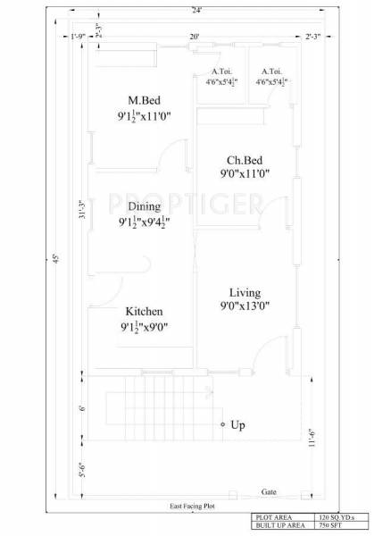 Bricks Abode (2BHK+2T (750 sq ft) 750 sq ft)