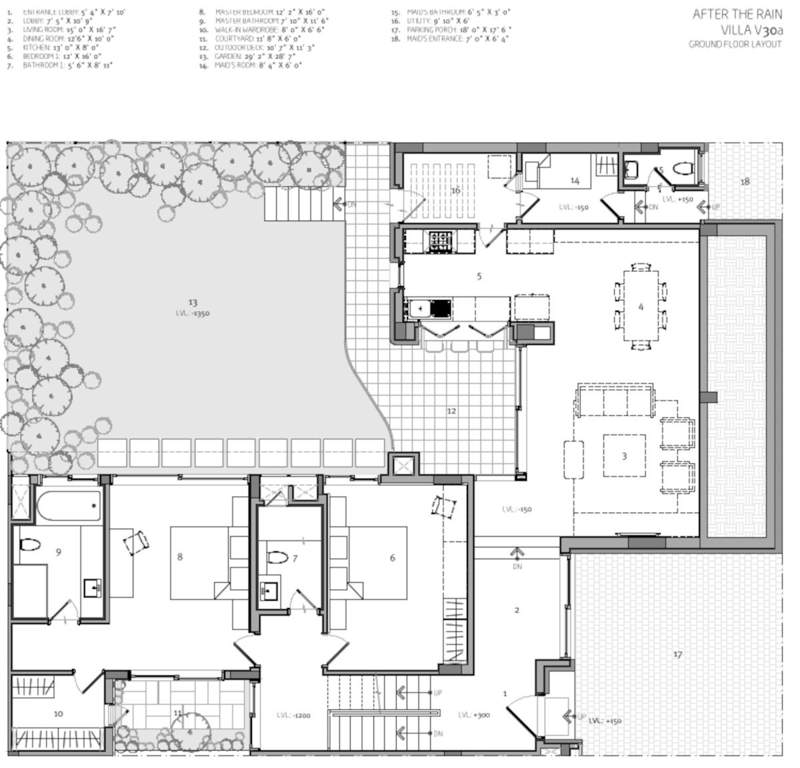  after the rain phase iia Floor Plan Ground Floor Plan