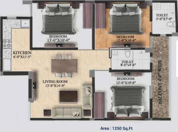  krishna-homes Floor Plan Floor Plan