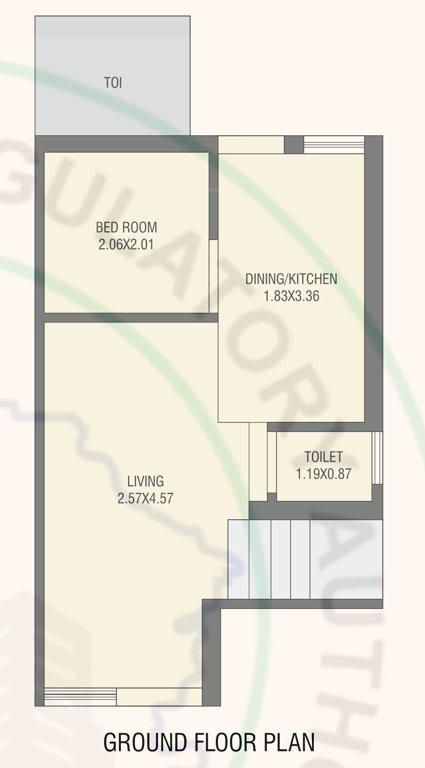 al huda residency Floor Plan Ground Floor Plan