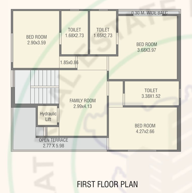 al huda residency Floor Plan First Floor Plan
