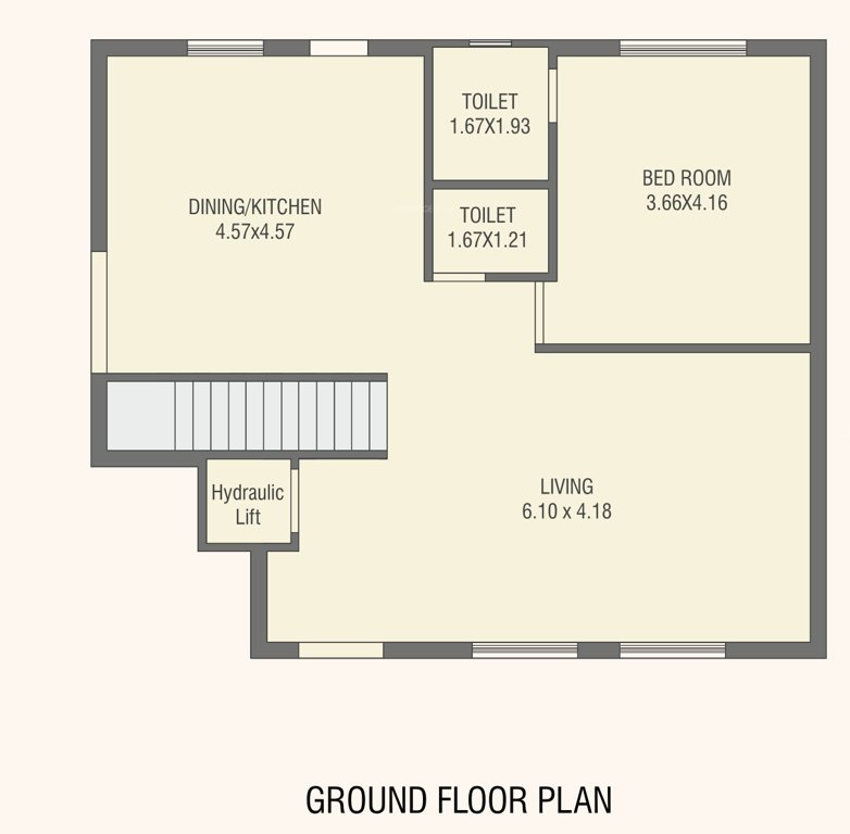 al huda residency Floor Plan Ground Floor Plan