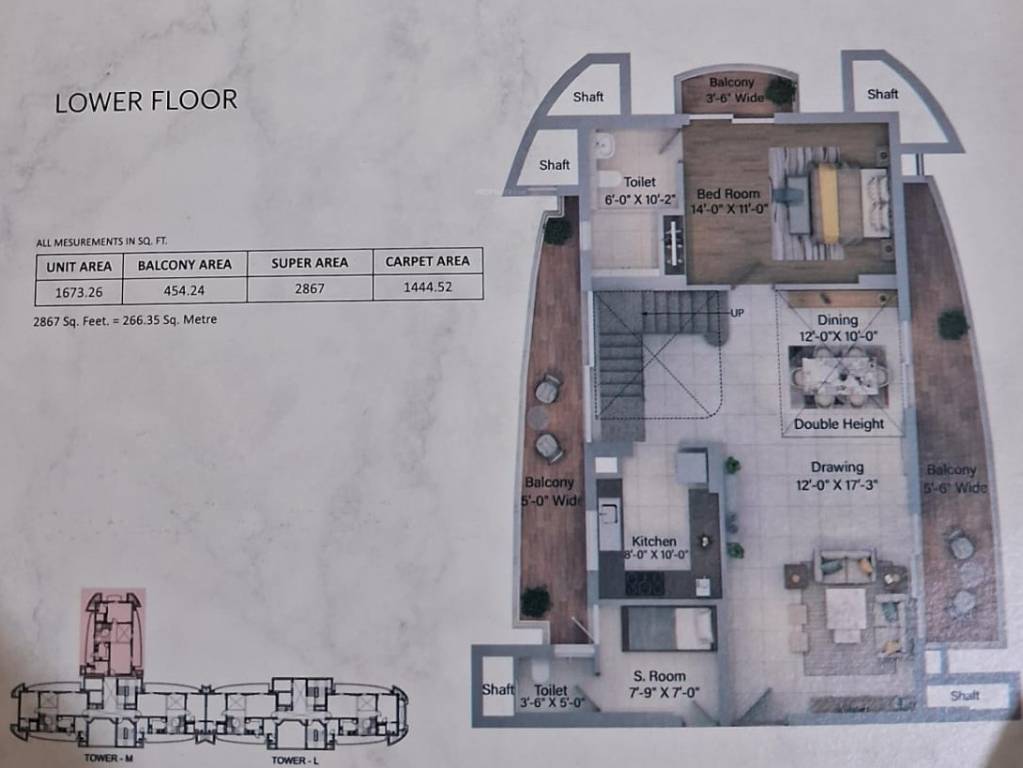 discovery park Floor Plan Lower Level Duplex Plan