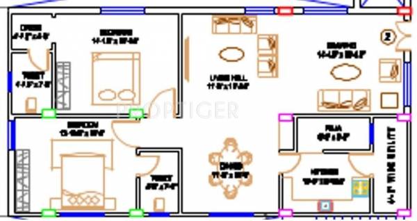 Lahari Kalleda (2BHK+2T (1,475 sq ft) 1475 sq ft) Lahari Kalleda (2BHK+2T (1,475 sq ft) 1475 sq ft)