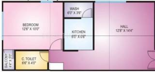 Space Space Park II (1BHK+1T (670 sq ft) 670 sq ft)