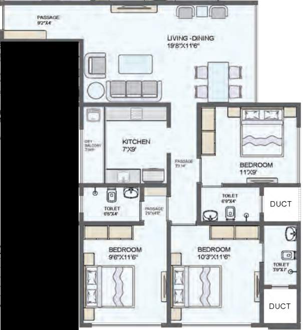  gaurav galaxy Floor Plan Floor Plan