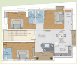 First Floor Plan maruti-residency-phase-vi-extension Floor Plan First Floor Plan