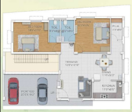 Ground Floor Plan maruti-residency-phase-vi-extension Floor Plan Ground Floor Plan