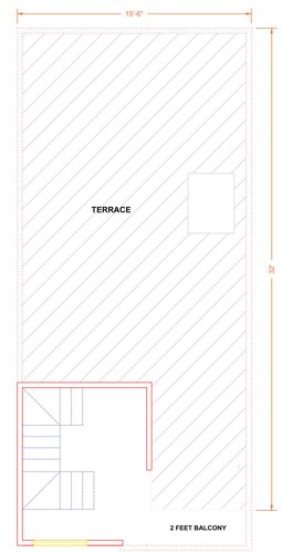  aasra-dream-city Floor Plan Terrace Floor Plan