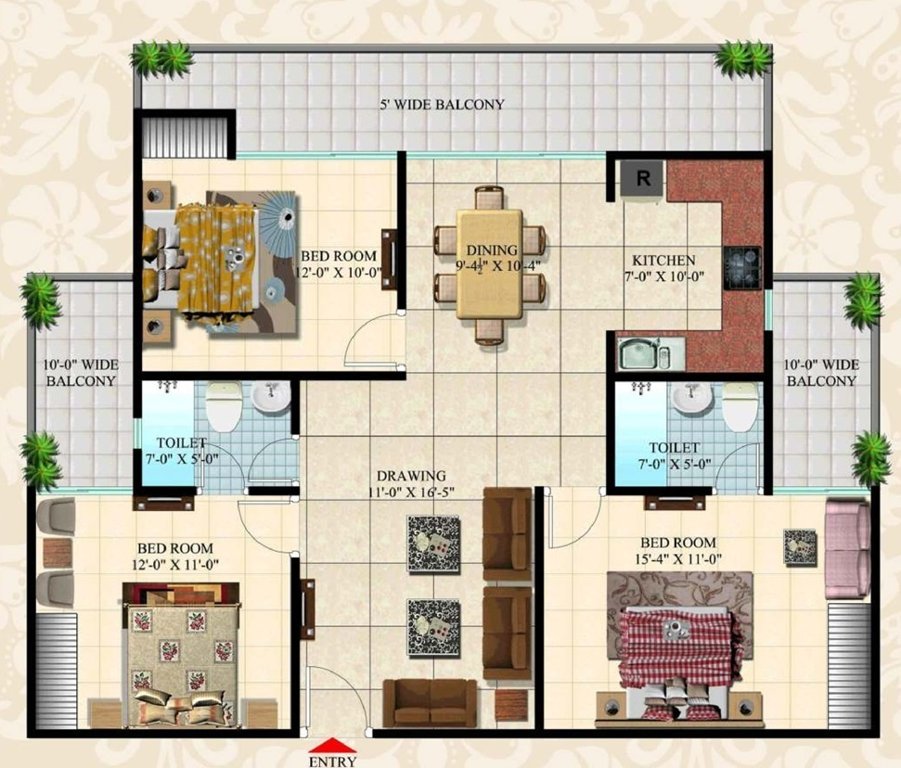 blossom Floor Plan Floor Plan
