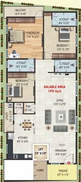  shobha-royal-view Floor Plan Floor Plan