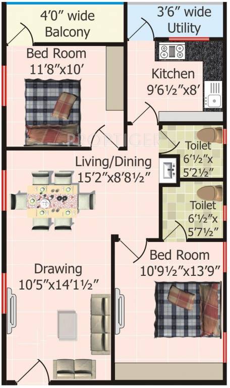 Shriya Serenity (2BHK+2T (1,110 sq ft) 1110 sq ft) Shriya Serenity (2BHK+2T (1,110 sq ft) 1110 sq ft)