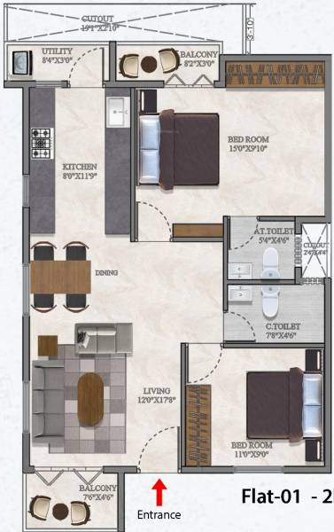  brindavan Floor Plan Floor Plan