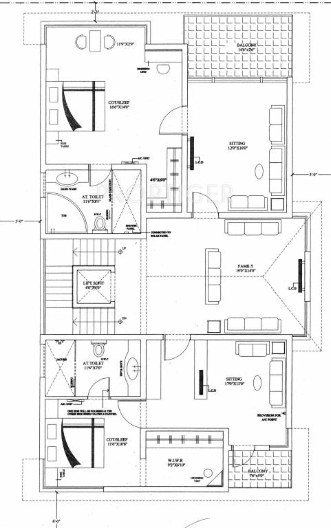 Eagleburg Greens Villas (3BHK+4T (5,250 sq ft)   Servant Room 5250 sq ft)