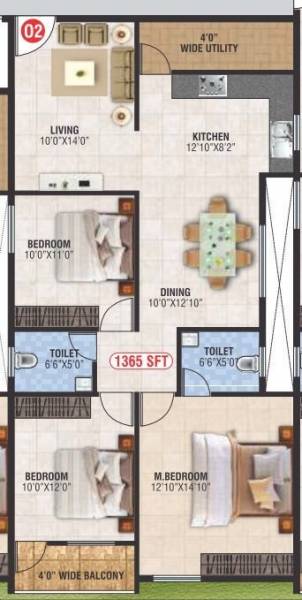  sai-ferns Floor Plan Floor Plan