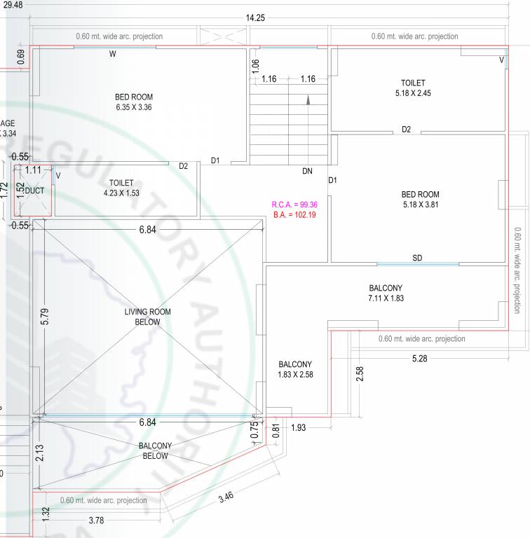  modestaa Floor Plan Upper Level Duplex Plan