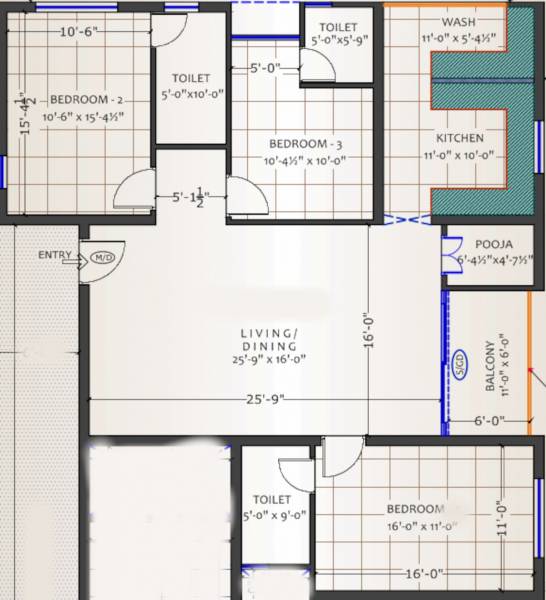  dhiyas-rangas Floor Plan Duplex Floor Plan