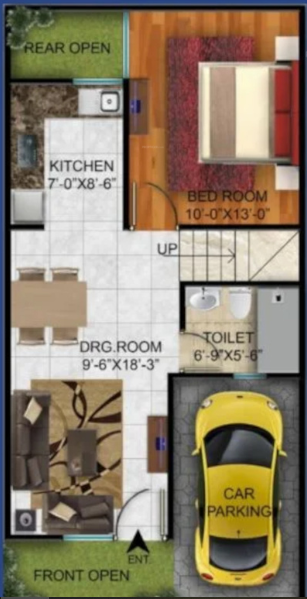  crimson villa Floor Plan Ground Floor Plan