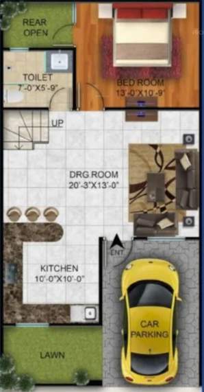  crimson villa Floor Plan Ground Floor Plan
