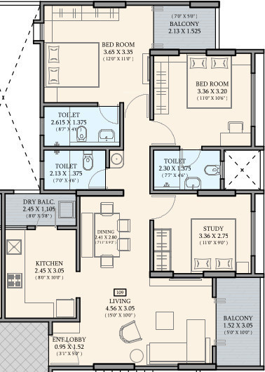 Floor Plan nivasa ananya phase i Floor Plan Floor Plan