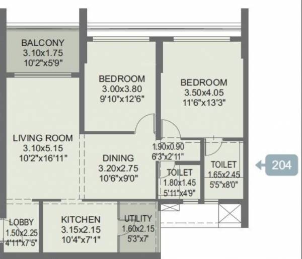  ekam-phase-1- Floor Plan Floor Plan