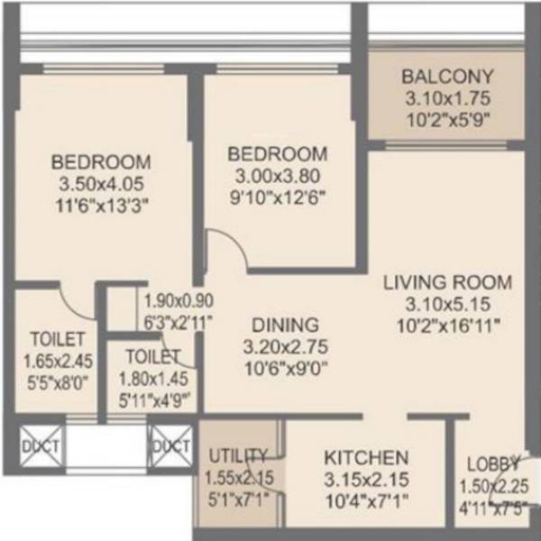  ekam-phase-1- Floor Plan Floor Plan