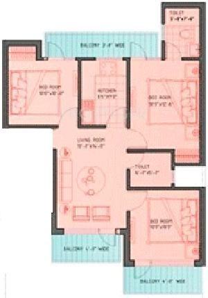Ferrous Beverly Homes (3BHK+2T (1,096 sq ft) 1096 sq ft) Ferrous Beverly Homes (3BHK+2T (1,096 sq ft) 1096 sq ft)