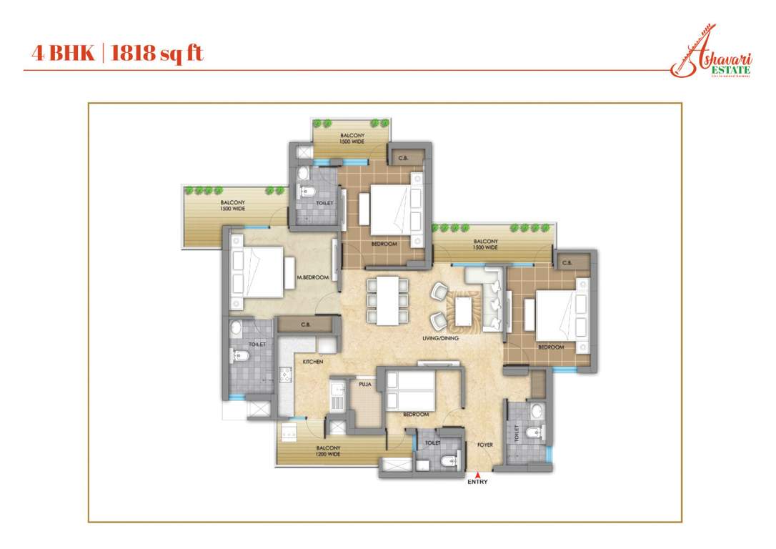  ashavari estate  Floor Plan Floor Plan