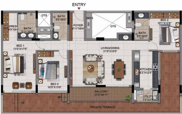  millenia Floor Plan Floor Plan