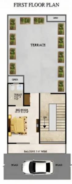  gokul-villas Floor Plan First Floor Plan