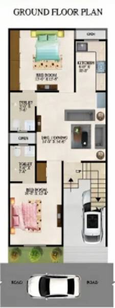  gokul-villas Floor Plan Ground Floor Plan