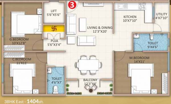  sathvik-paradise Floor Plan Floor Plan