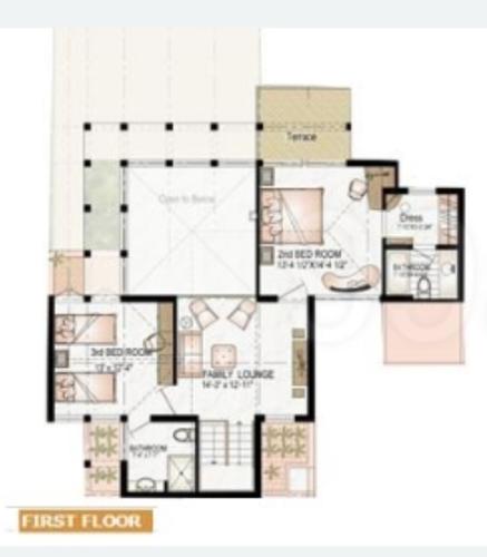  tarudhan-valley-golf-resort Floor Plan First Floor Plan