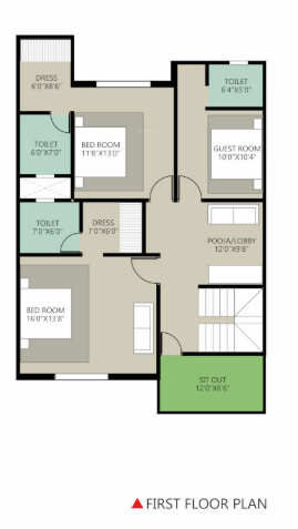  balaji-parisar-phase-ii Floor Plan First Floor Plan