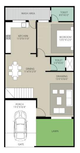  balaji parisar phase ii Floor Plan Ground Floor Plan