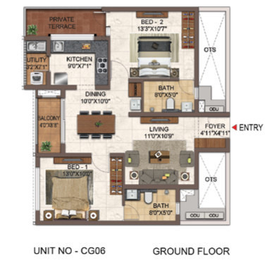  casagrand-orlena Floor Plan Floor Plan