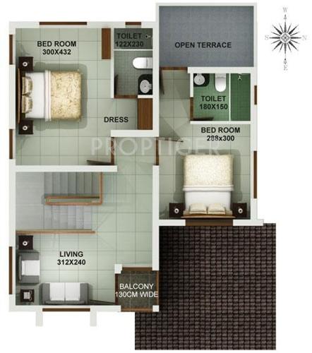 My Home Grace Villas (3BHK+3T (1,481 sq ft) 1481 sq ft) My Home Grace Villas (3BHK+3T (1,481 sq ft) 1481 sq ft)