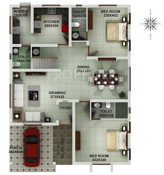 My Home Grace Villas (4BHK+4T (2,460 sq ft) 2460 sq ft)