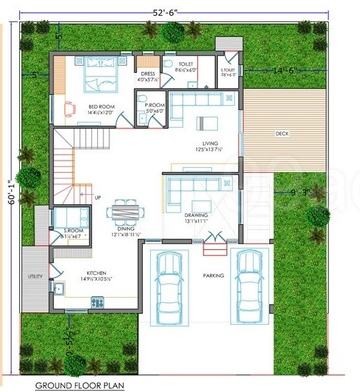 forest nest Floor Plan Ground Floor Plan