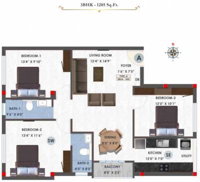  bhagyam Floor Plan Floor Plan