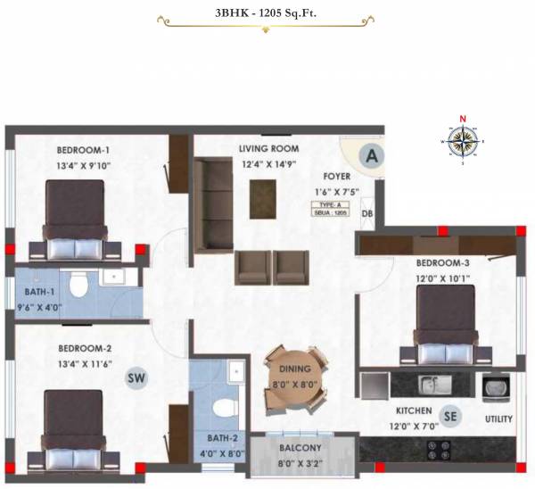  bhagyam Floor Plan Floor Plan