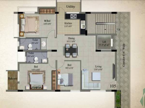  vidyasagar-oswal-garden Floor Plan Floor Plan