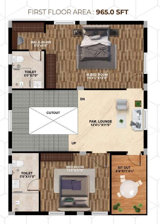  praveens golden leaf Floor Plan First Floor Plan