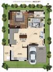 praveens-golden-leaf Floor Plan Ground Floor Plan