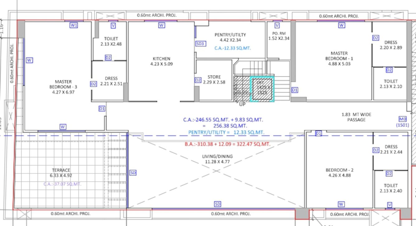  vijay signature Floor Plan Lower Level Penthouse Plan