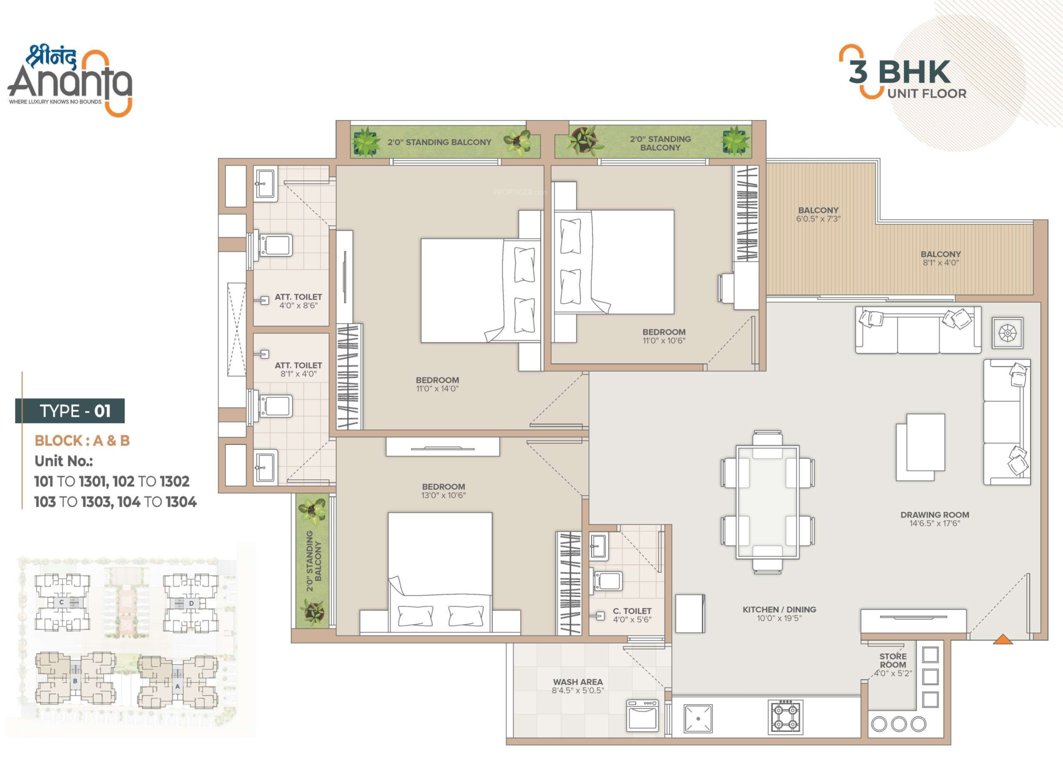  ananta Floor Plan Floor Plan