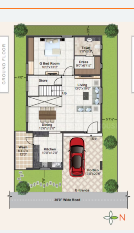 srigdhas-rising-east Floor Plan Ground Floor Plan