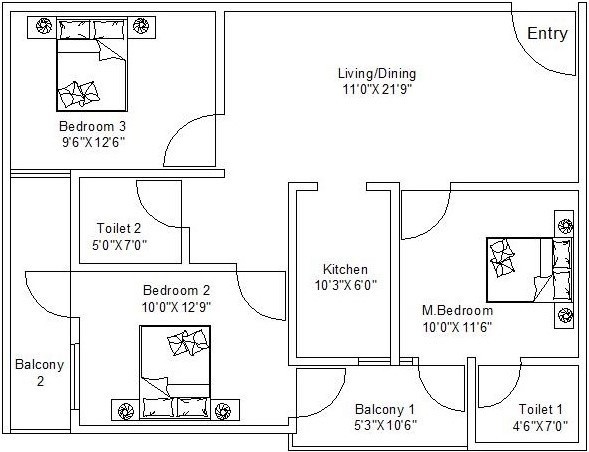  heights-ii Floor Plan Floor Plan