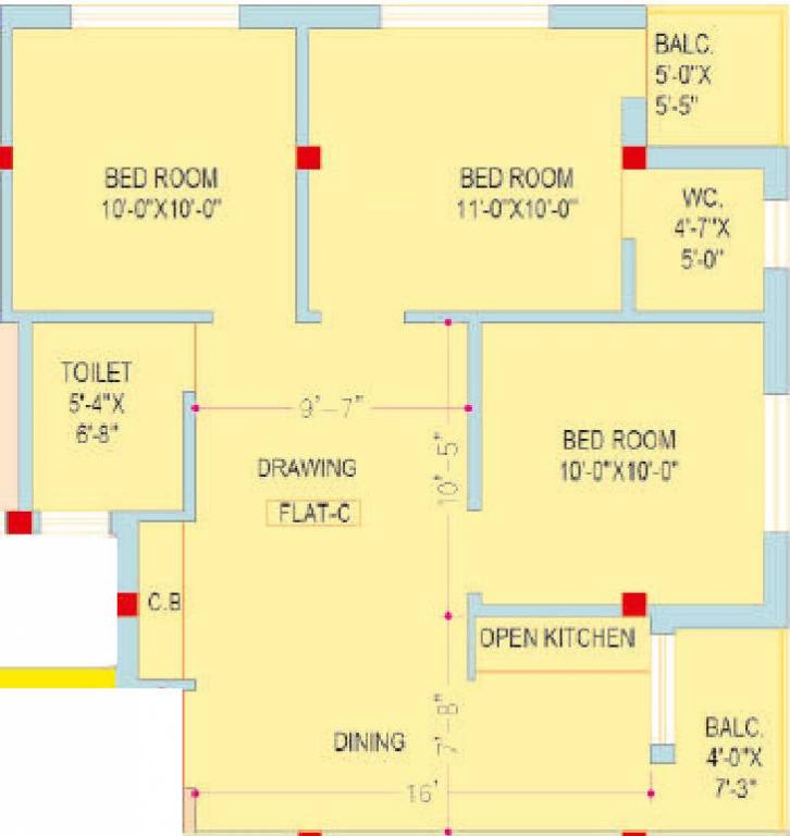  shree jagannath residency Floor Plan Floor Plan