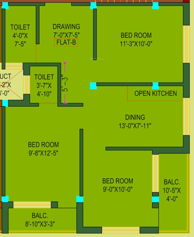  apartment phase 4 Floor Plan Floor Plan